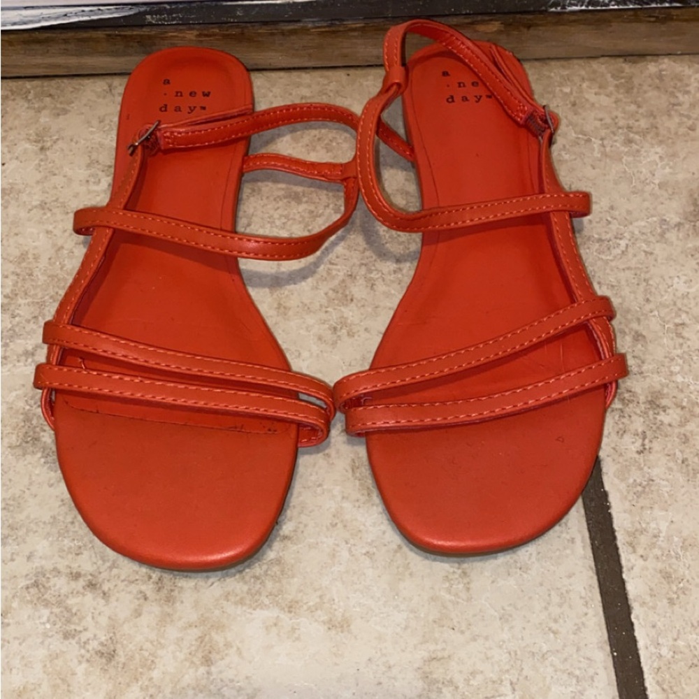 A New Day Women's Orange Sandals